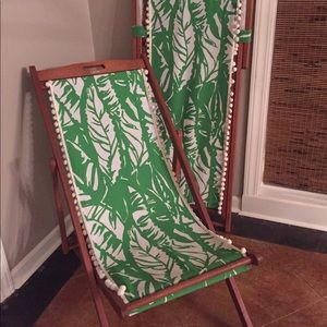 Set of 2 Lilly Pulitzer Chairs